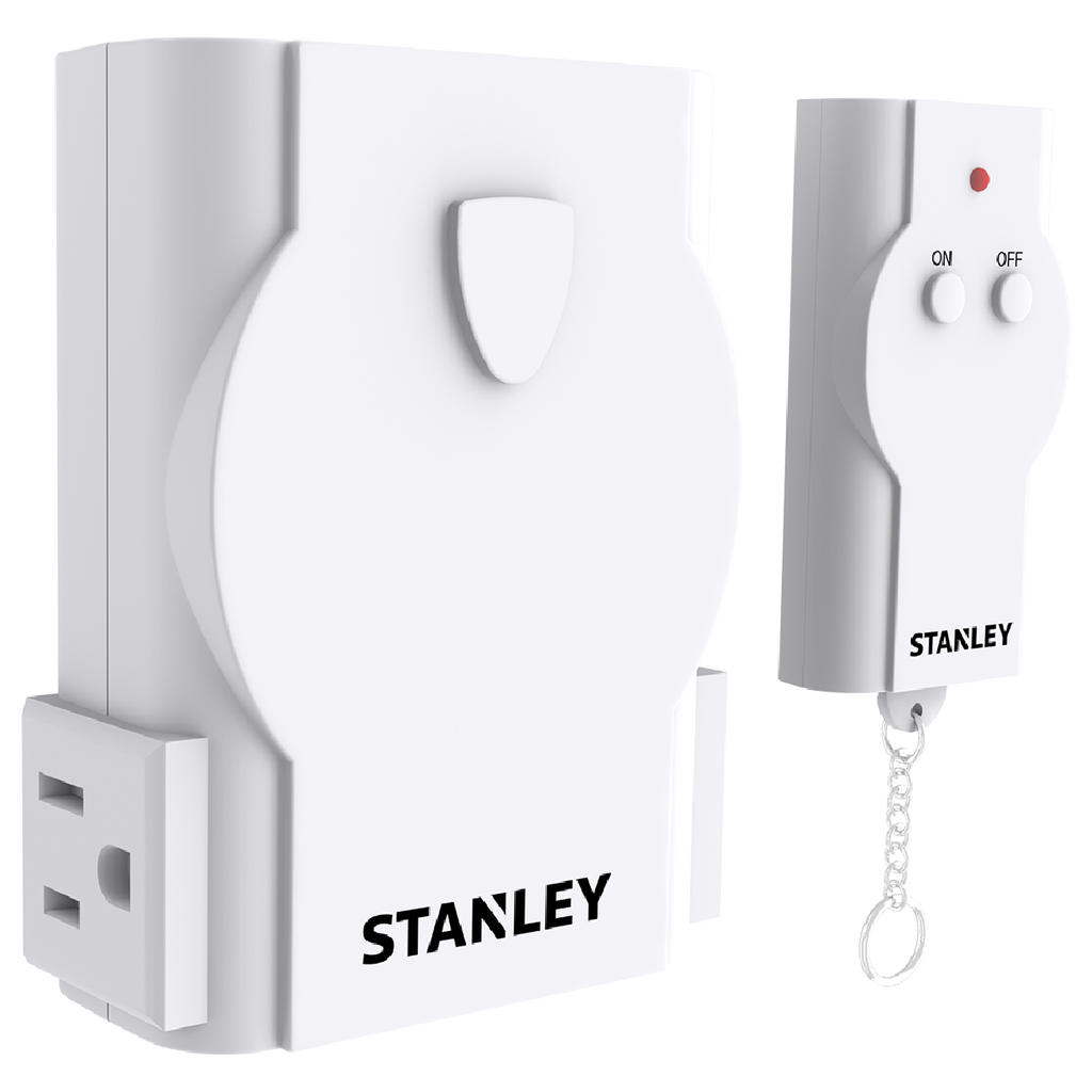 STANLEY Outdoor Remote Control Twin 15A Grounded Outlet PK612