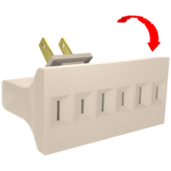 3 - OUTLET SWIVEL ADAPTER