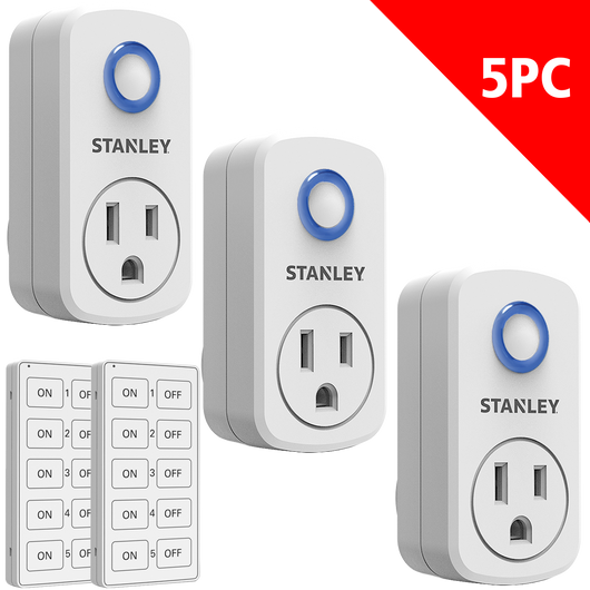 Stanley Light Switch Remote System Plug-in Kit Wireless RF Wall