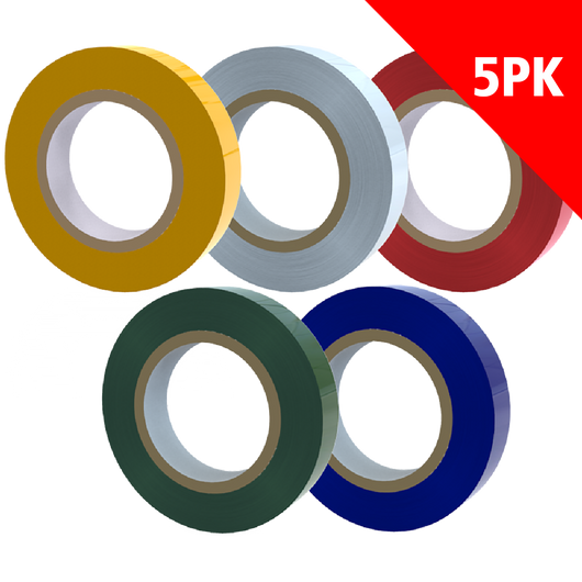 ELECTRICAL TAPE - 100 FT. TOTAL (5PK) - Stanley Electrical Accessories